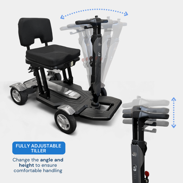 AXIS - 4-Wheel-Steer Folding Mobility Scooter