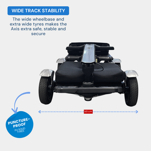 AXIS - 4-Wheel-Steer Folding Mobility Scooter