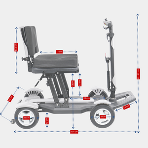 AXIS - 4-Wheel-Steer Folding Mobility Scooter