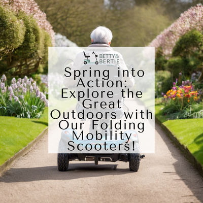 Spring into Action: Explore the Great Outdoors with Our Folding Travel Lightweight Mobility Scooters!