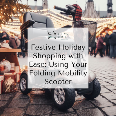 Festive Holiday Shopping with Ease: Using Your Folding Mobility Scooter