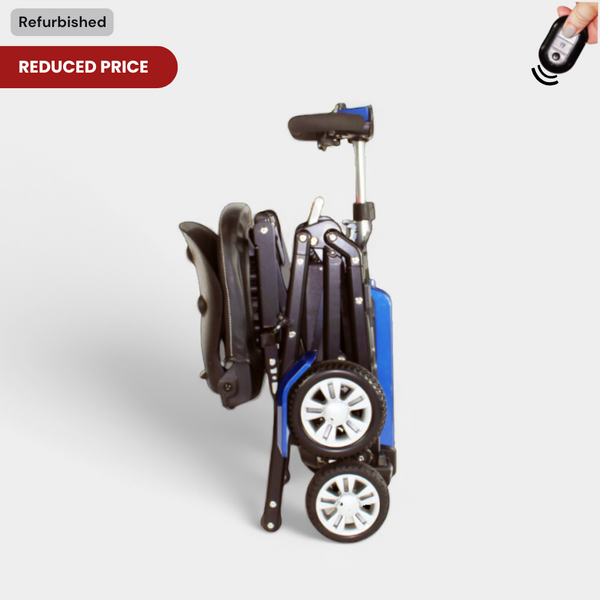 Refurbished - Zinnia The Auto Folding Mobility Scooter - Blue