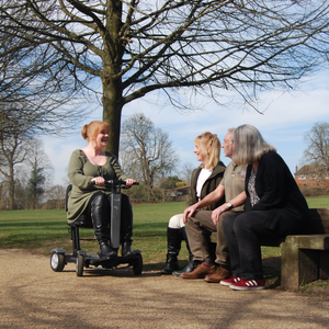 AXIS - 4-Wheel-Steer Folding Mobility Scooter