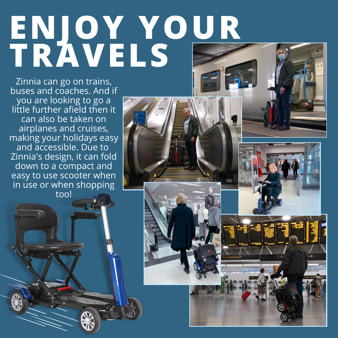 ZINNIA - The Auto Folding Mobility Scooter