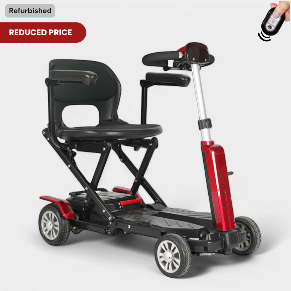 Refurbished - Zinnia The Auto Folding Mobility Scooter - Red