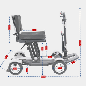 AXIS - 4-Wheel-Steering Folding Mobility Scooter