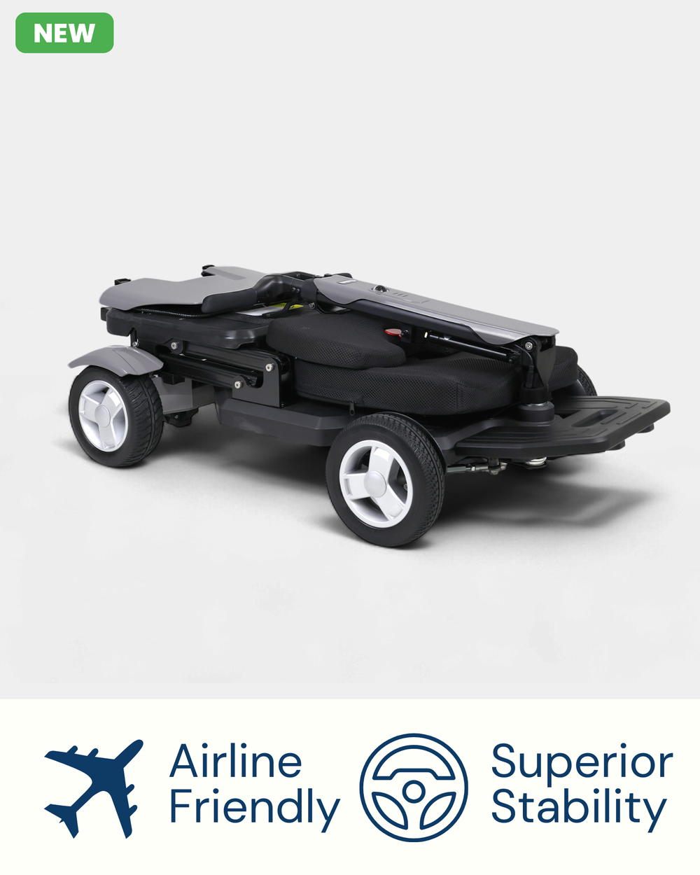 AXIS - 4-Wheel-Steering Folding Mobility Scooter