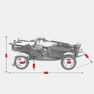 AXIS - 4-Wheel-Steer Folding Mobility Scooter