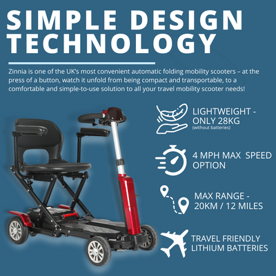 ZINNIA - The Auto Folding Mobility Scooter