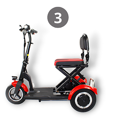  Betty and Bertie's Easy Folding Mobility Scooter - Lupin 
