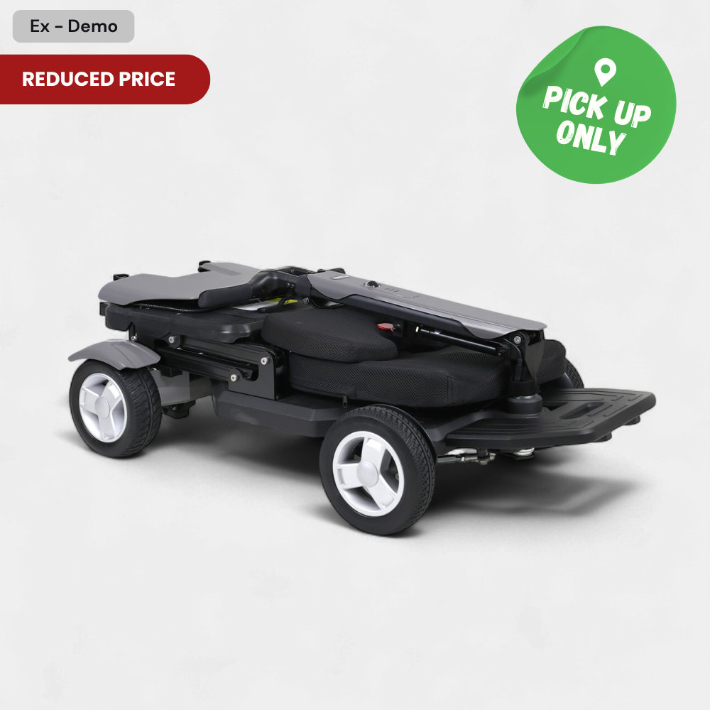 Collection Only - Ex-Demo - AXIS - 4-Wheel-Steer Folding Mobility Scooter