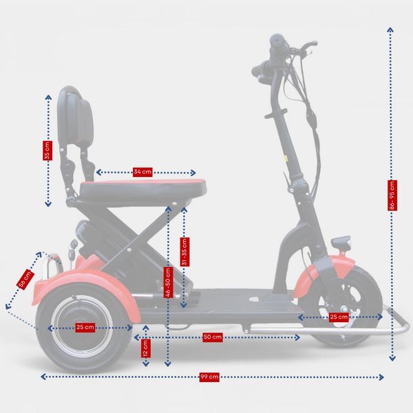 REN 2.0 - The Powerful Folding Mobility Scooter