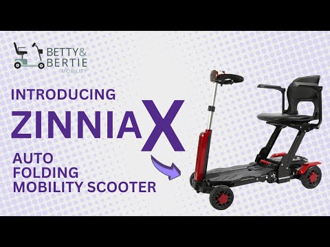 ZINNIA X - The Auto Folding Mobility Scooter