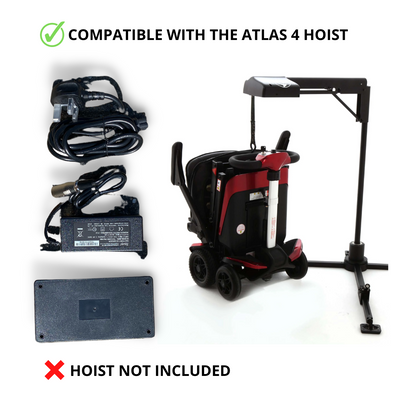 Folding Mobility Scooter Hoist Battery Pack & Charger