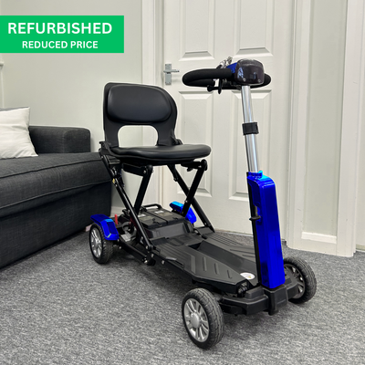 Refurbished - Zinnia The Auto Folding Mobility Scooter - Blue
