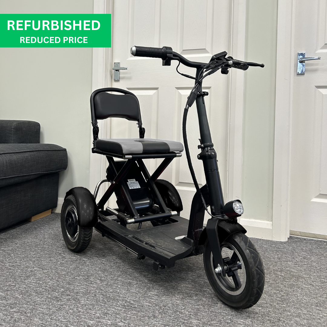 Refurbished - LUPIN - The Folding Mobility Scooter - Grey/Black