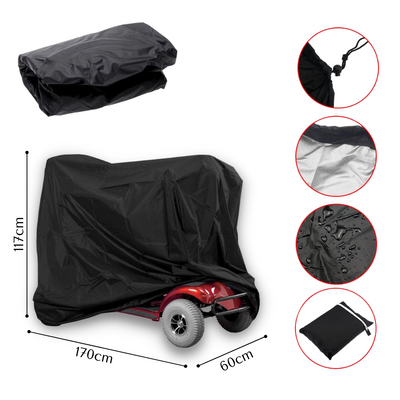Long Lasting PVC Backed Waterproof Mobility Scooter Cover